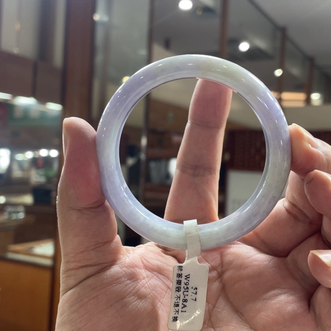 未镶嵌手镯翡翠正5859