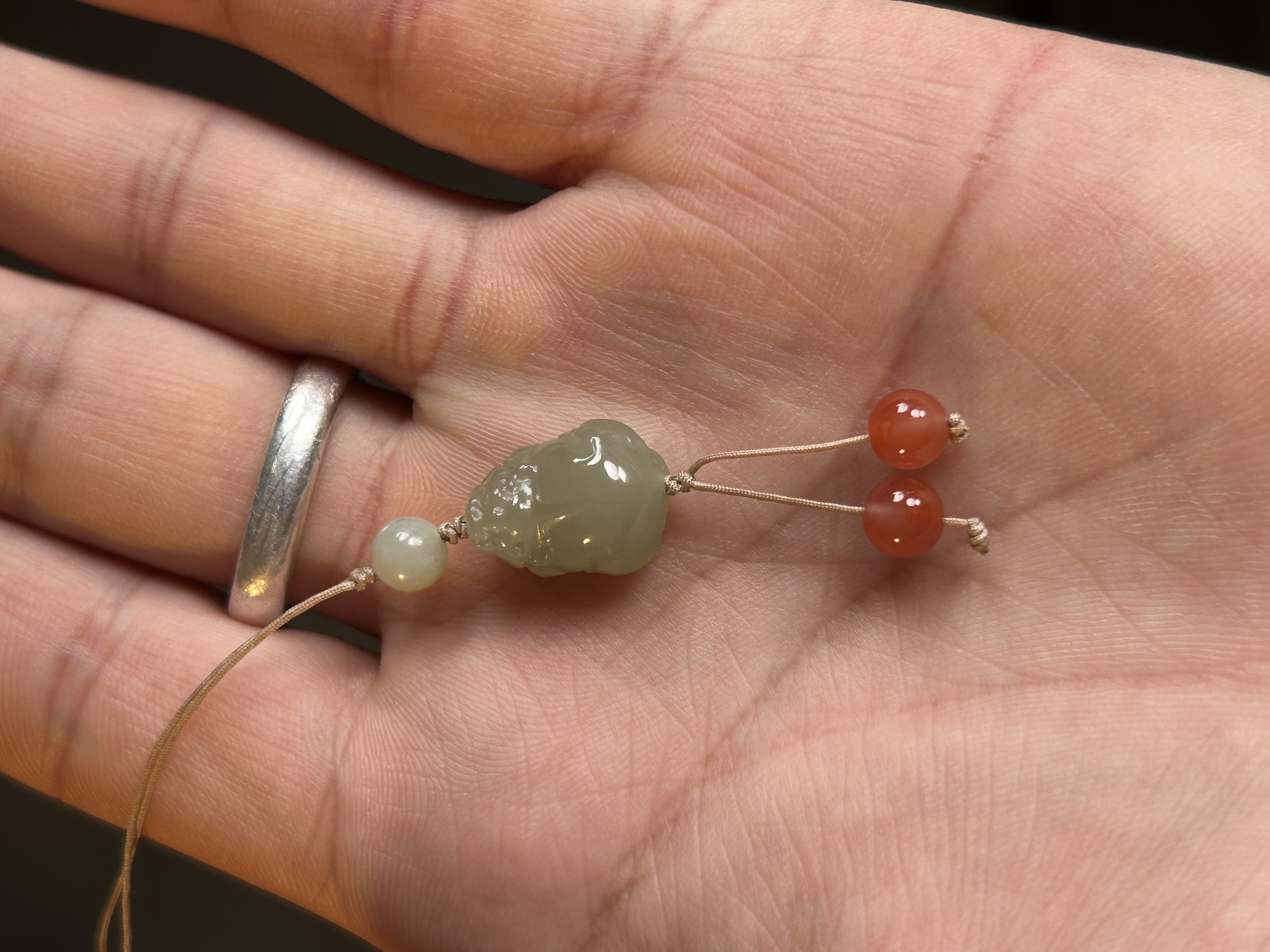 【上新了故宫 满木园】和田玉小貔貅吊坠