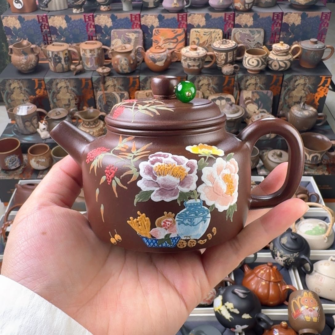 茶壶紫砂220cc原矿精工半手