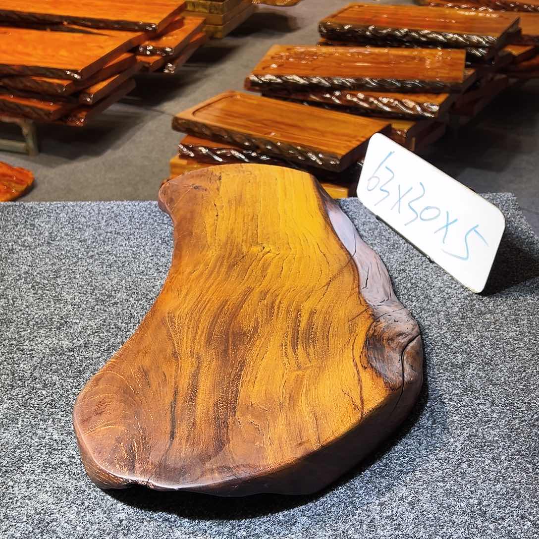 木黄檀木干泡台摆台