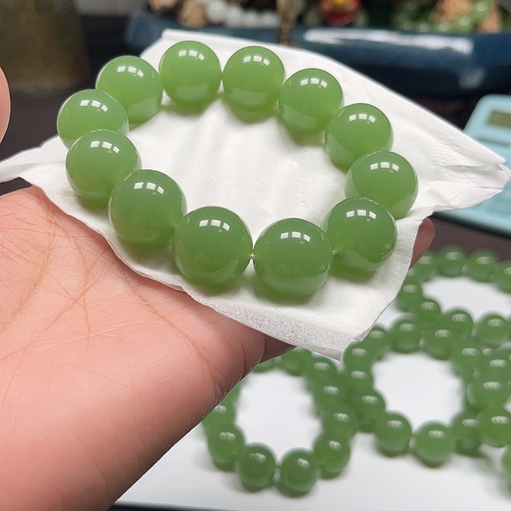 和田玉（青玉）未镶嵌颈饰