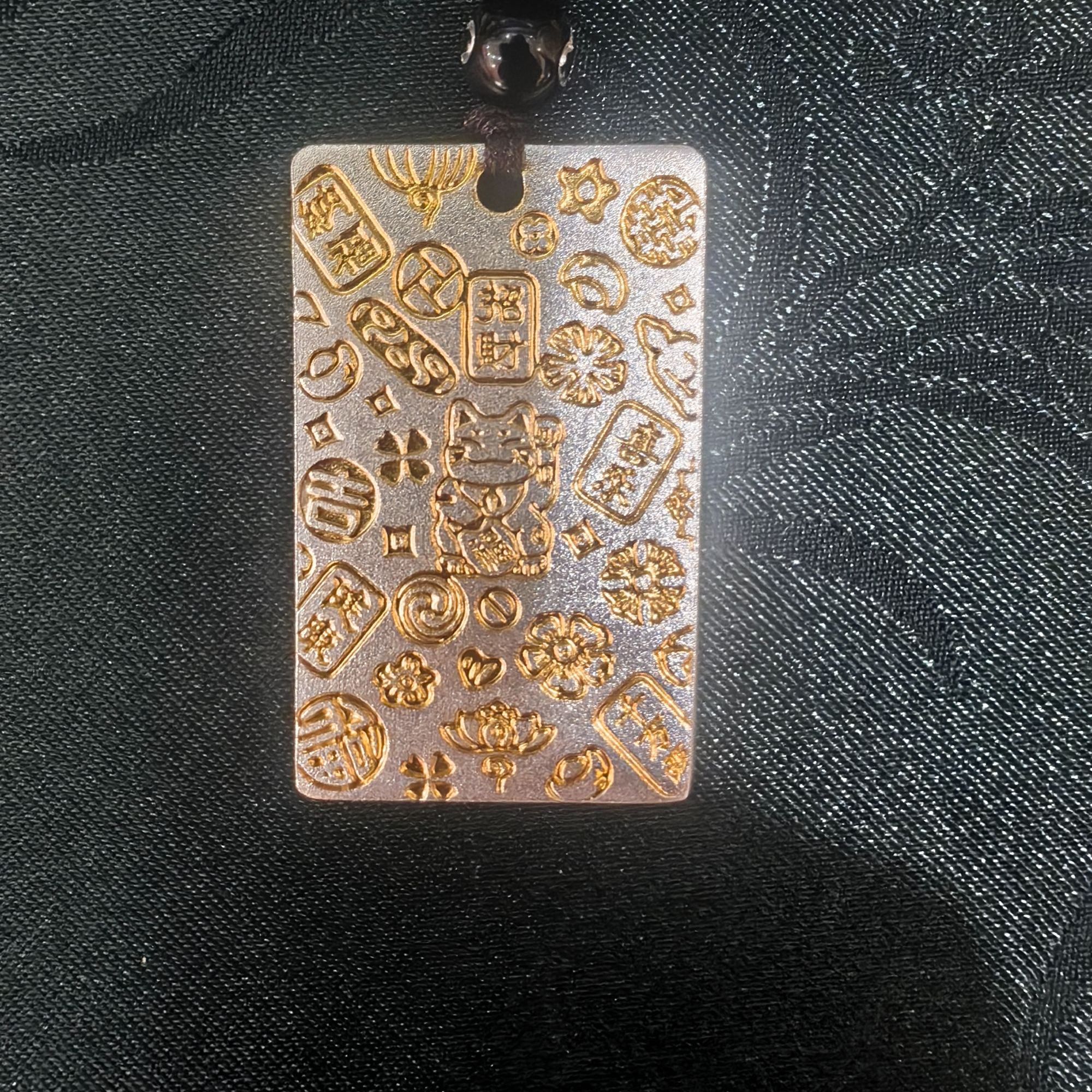 吊坠足银 纯银平安无事牌