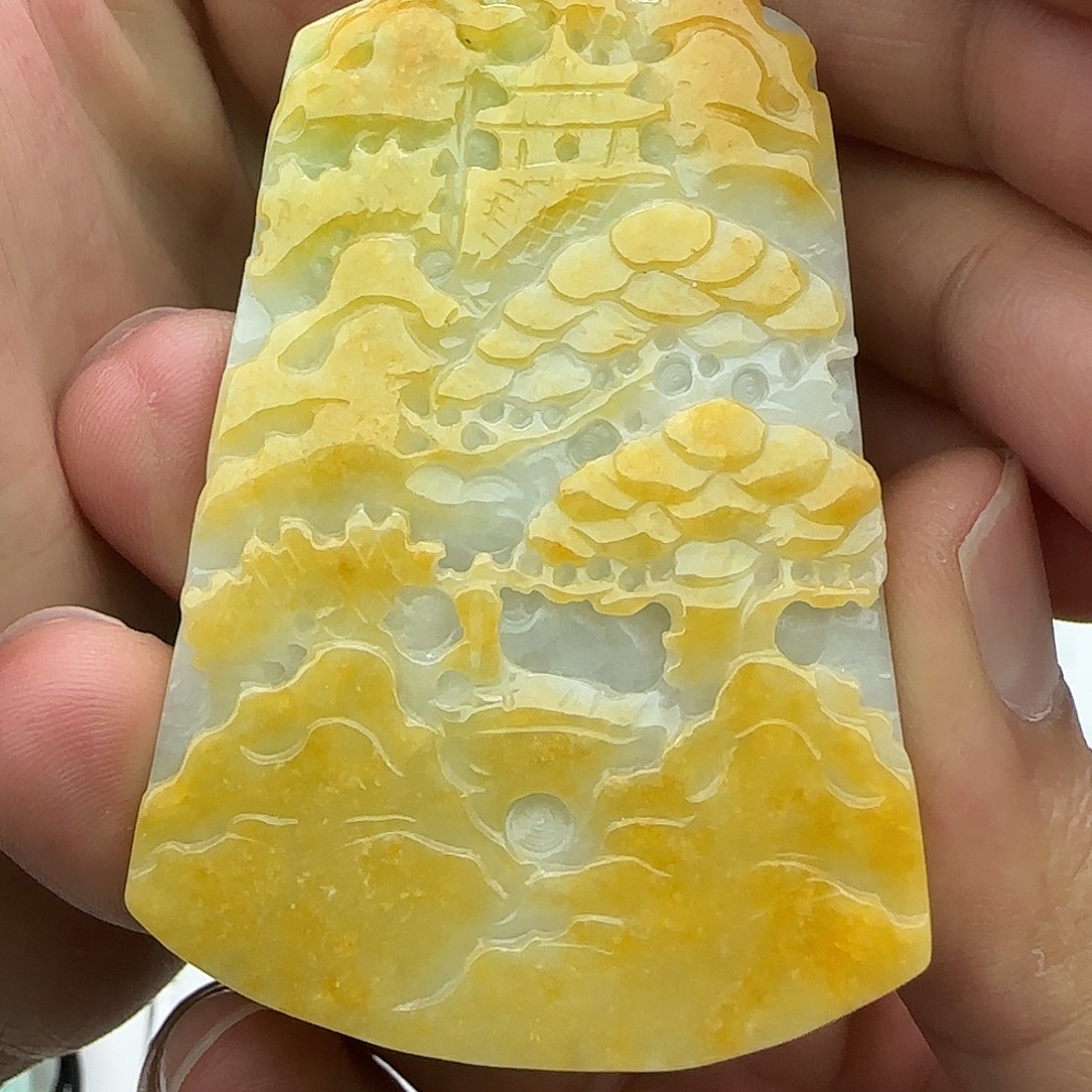 颈饰未镶嵌翡翠翡翠