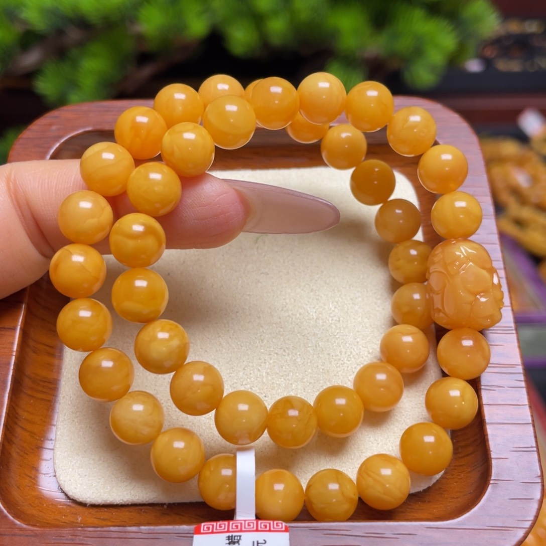 蜜蜡手链未镶嵌手串