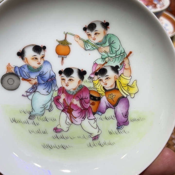 纯手绘精品盖碗杯