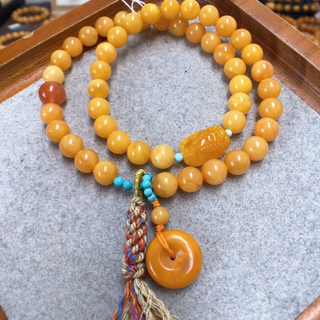 蜜蜡手串未镶嵌蜜蜡