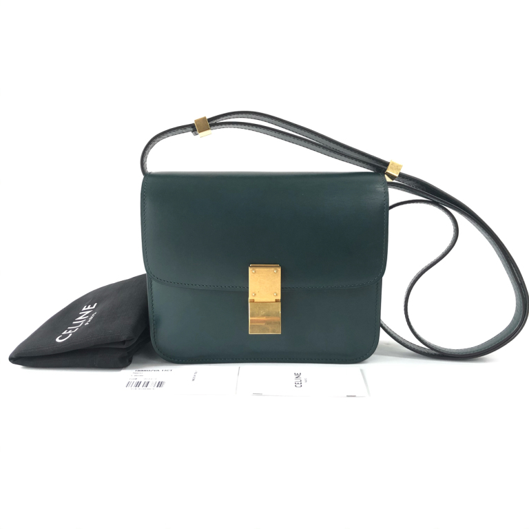 95新 Celine/思琳 安洁利知之/瑟琳box豆腐包/12617 