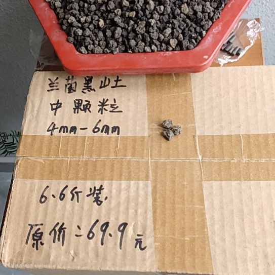 新***兰兰菌黑山土中颗粒6.6斤