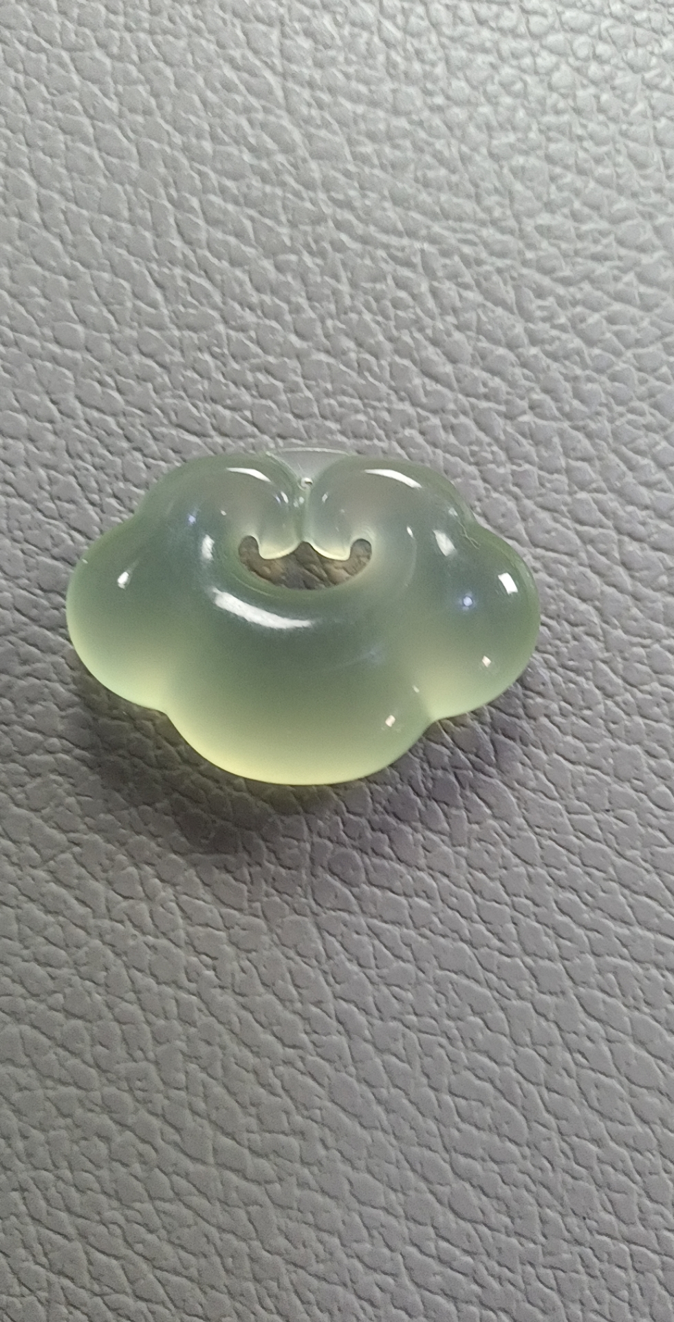 天然岫玉佛公吊坠