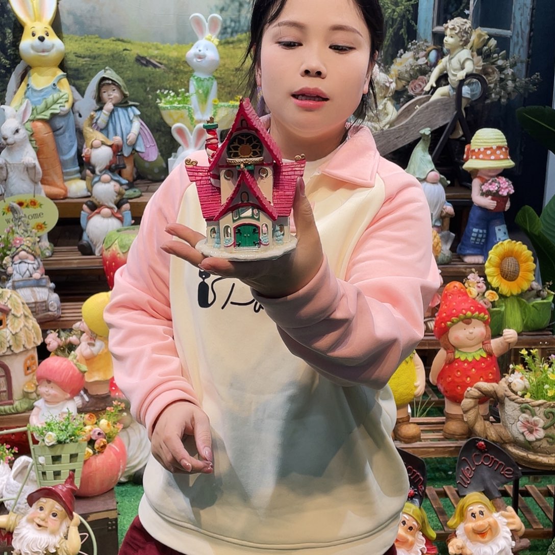 摆件花园摆件红红火火