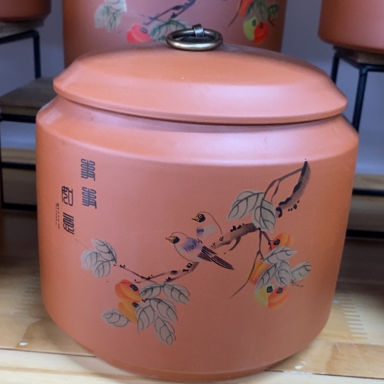 陶瓷盖子款陶瓷茶叶罐密封罐