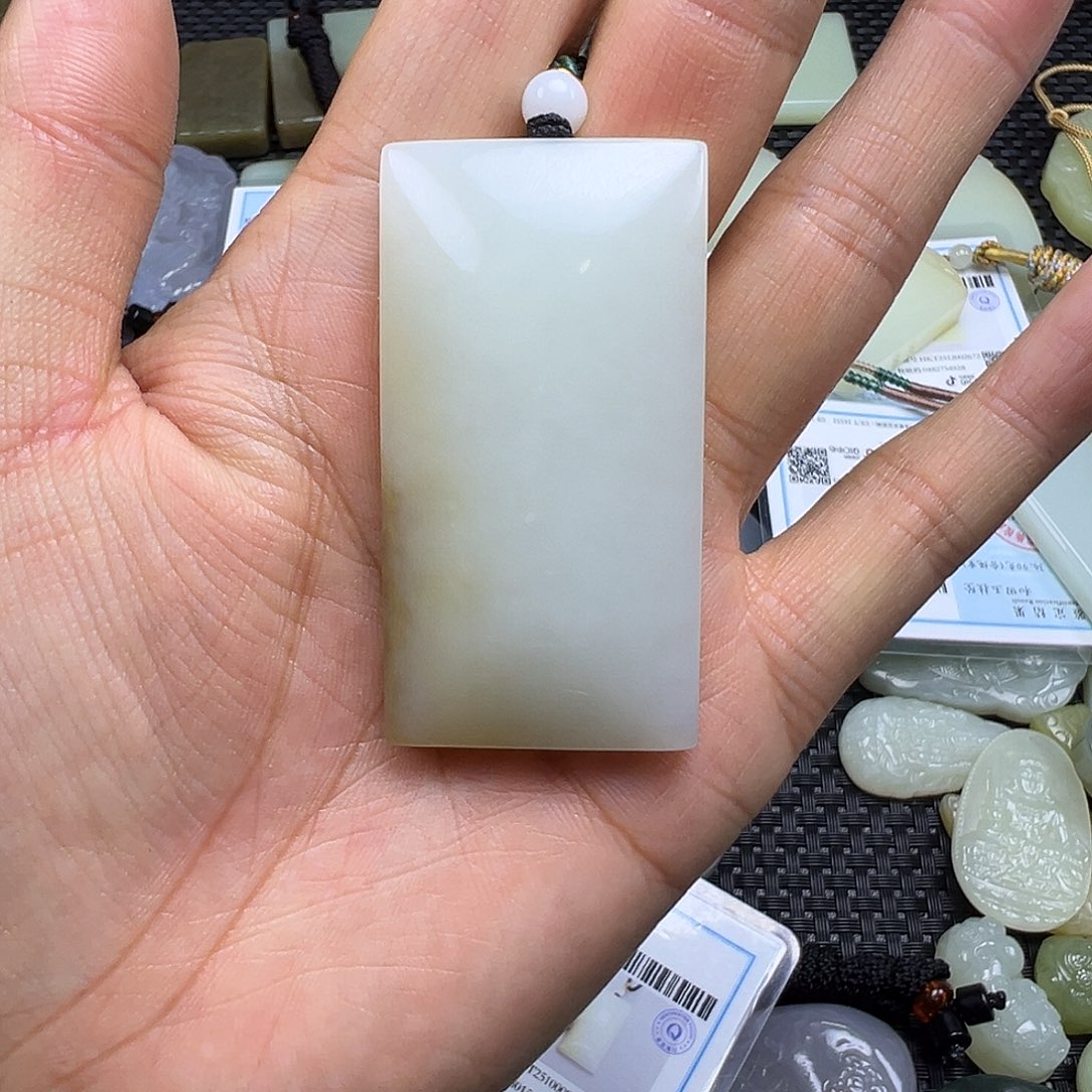 七***夕和田玉未镶嵌颈饰新粉福利分单5