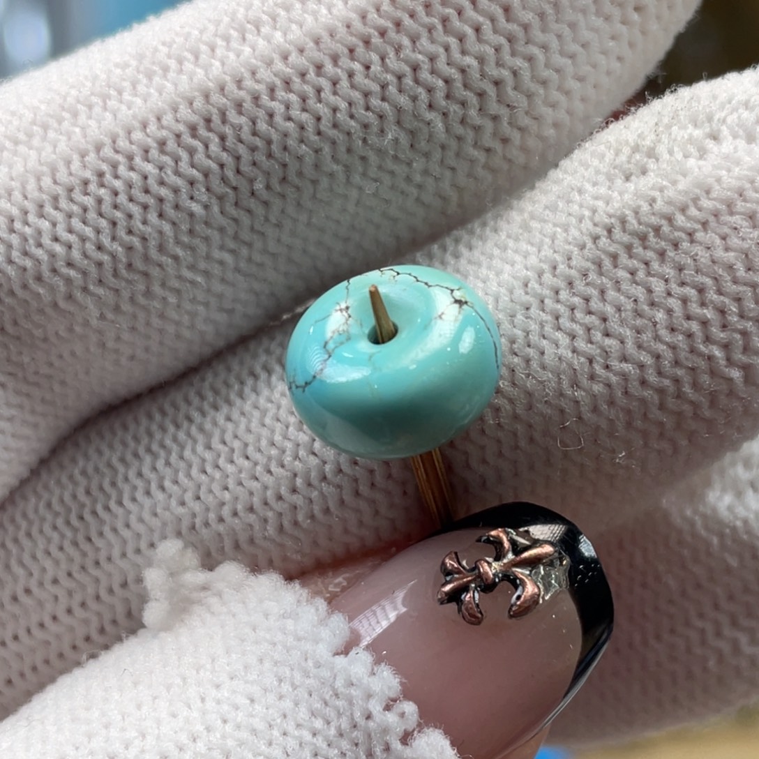 绿松石未镶嵌挂件