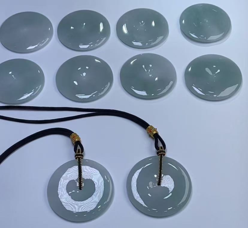 290558/天然缅甸翡翠A货平安扣   多样性一件发