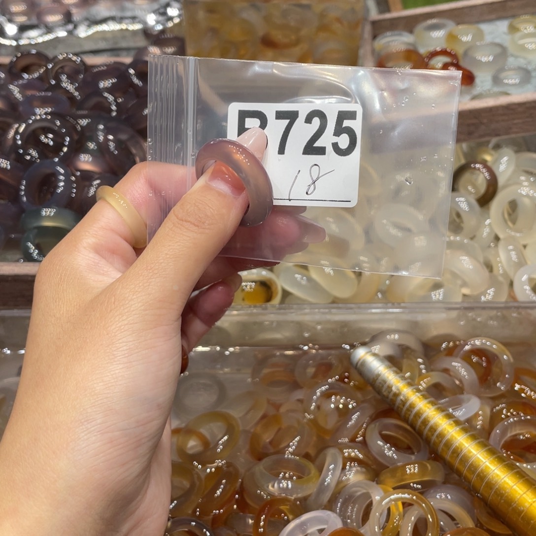 玛瑙/玉髓未镶嵌戒指725