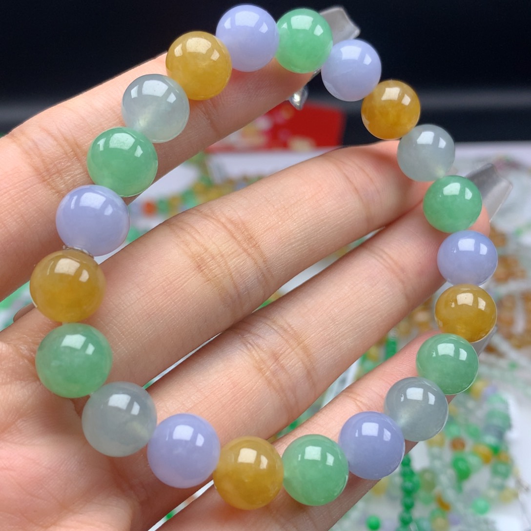 翡翠手链未镶嵌　卡