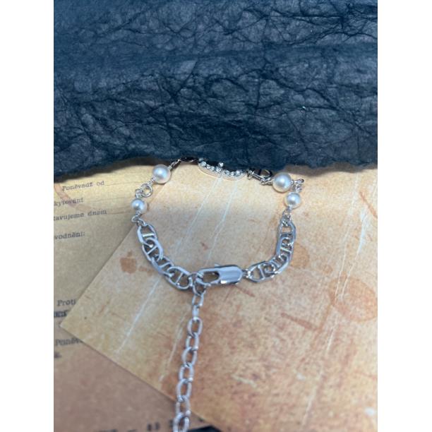 铜合金手链 B-40162猪猪鼻子满锆手链气质百搭精致手链