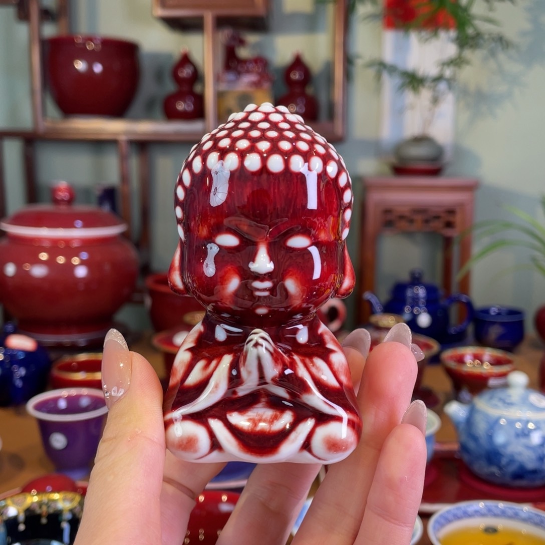 清欢雅玩原矿郎红福利小摆件