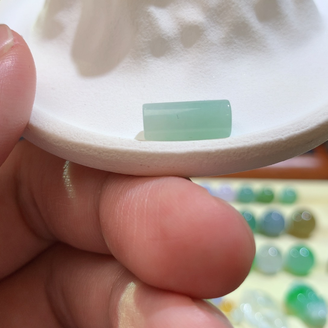 翡翠散珠翡翠珠子85