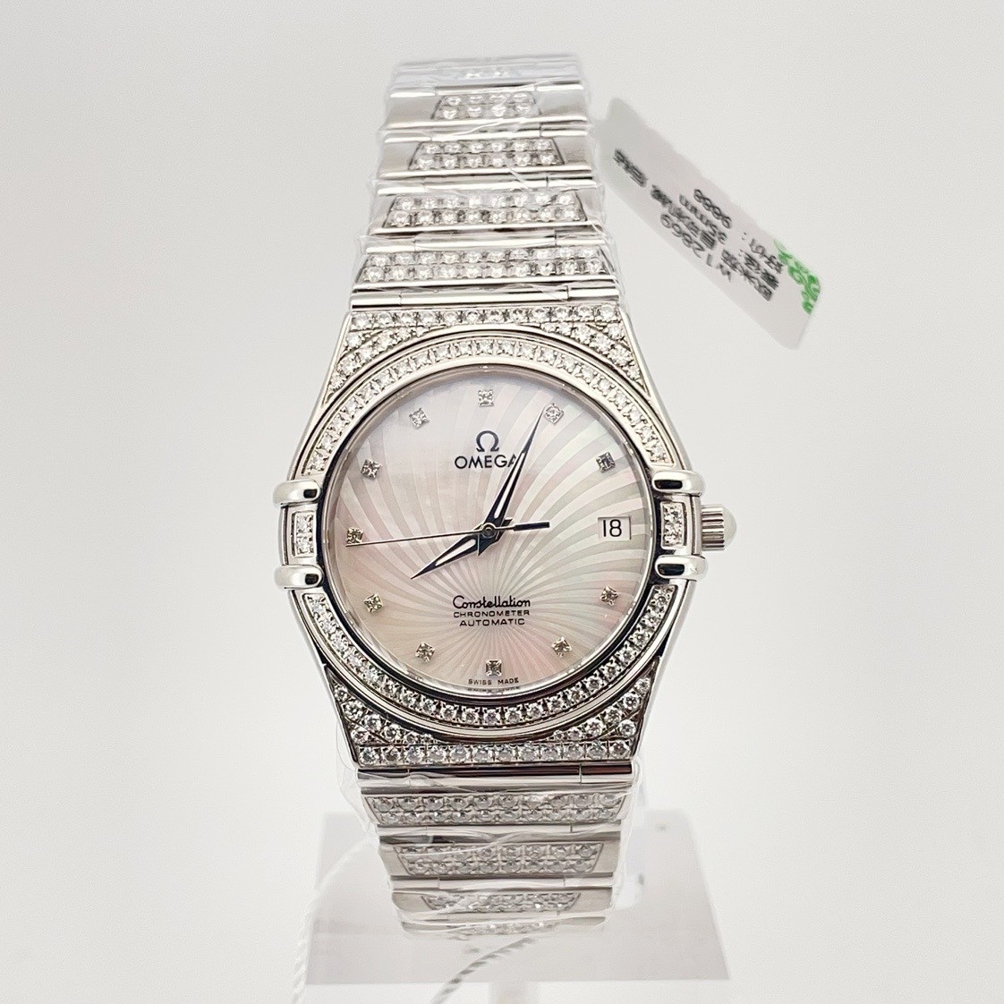 99新 Omega/欧米茄  星座自动机械腕表35mm后钻/公价86999/w12869