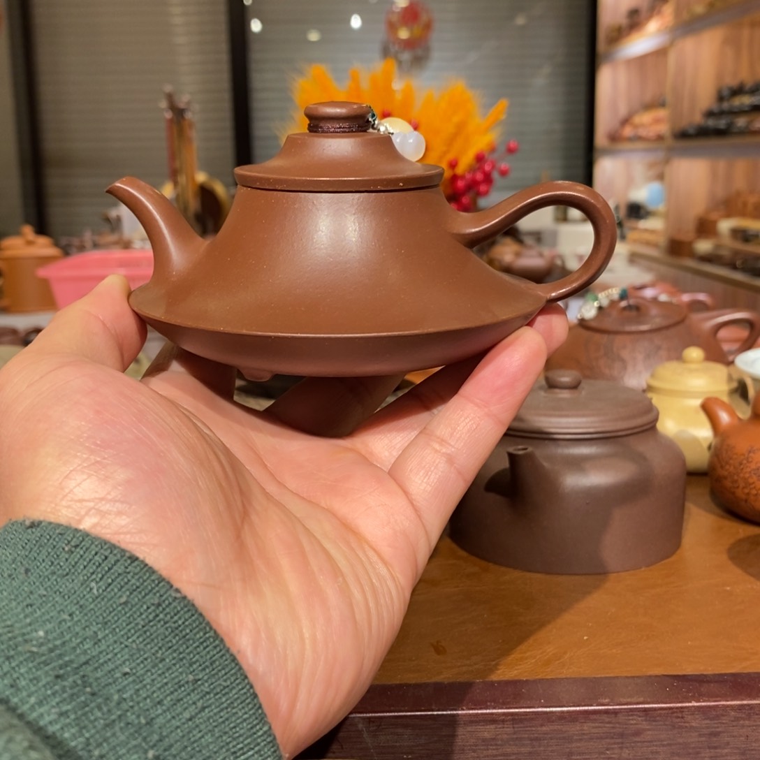 紫砂茶壶龙宝砂紫泥云炉180cc