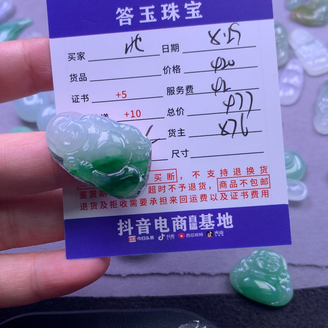 颈饰未镶嵌翡翠北****术