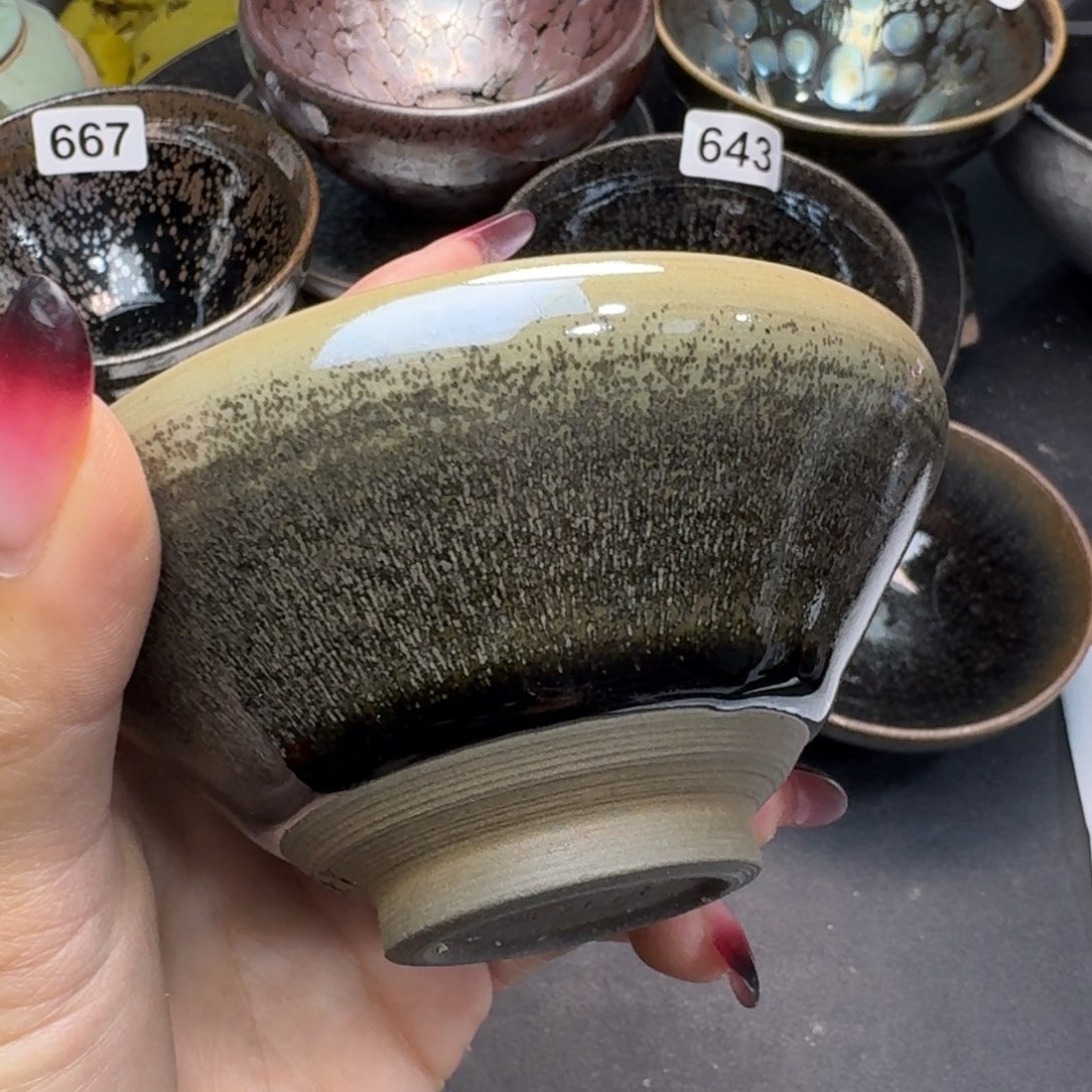 茶盏静**珠乐乐千盏茶器