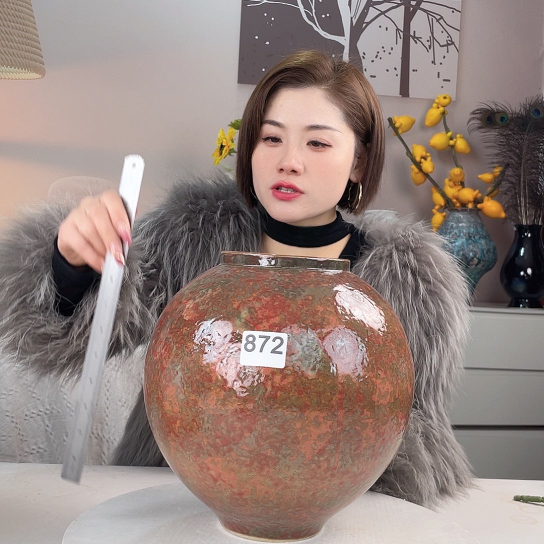 亮***金摆件872 景德镇陶瓷艺术精品