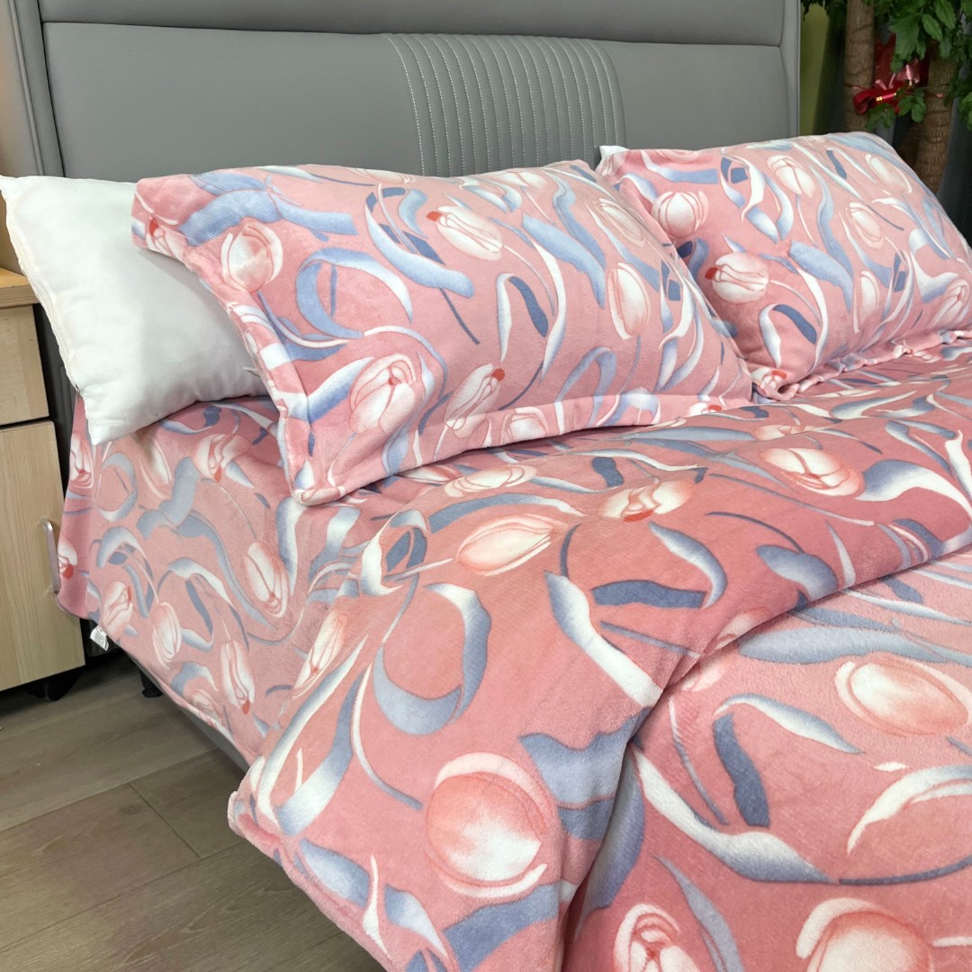 新款亲肤加厚牛奶绒双面绒多款保暖防滑防静电毛绒单件被罩