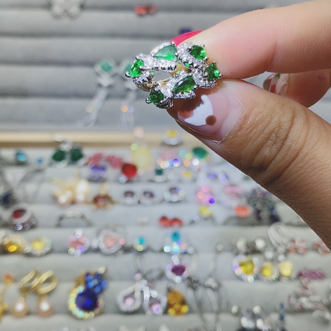 【闪购商品】芙蓉石戒指银S925镶嵌