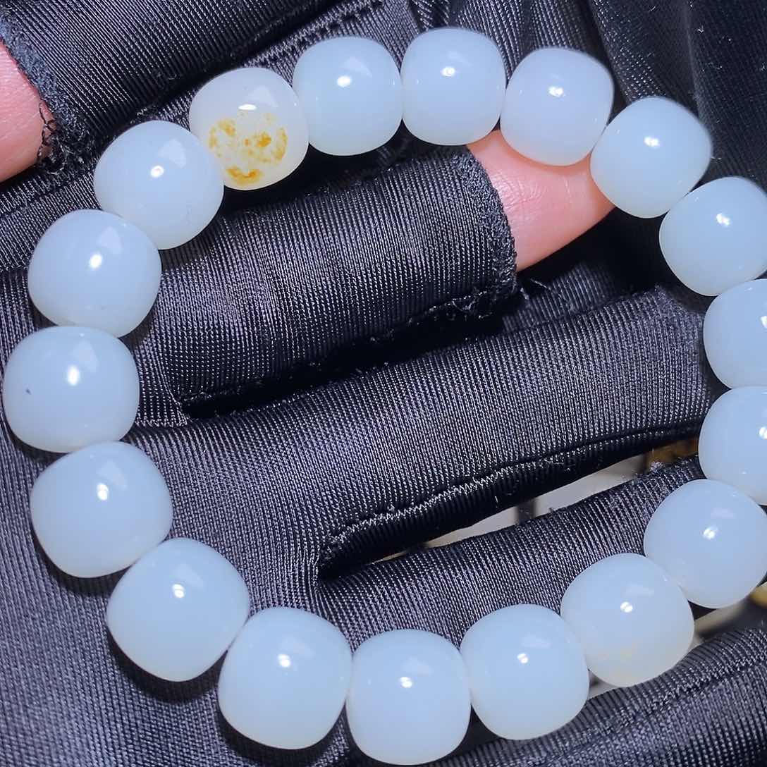 和田玉套链未镶嵌拼***子