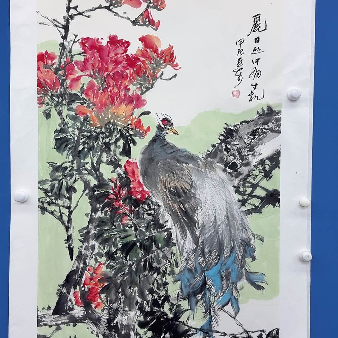 国画多次参加国内外大型