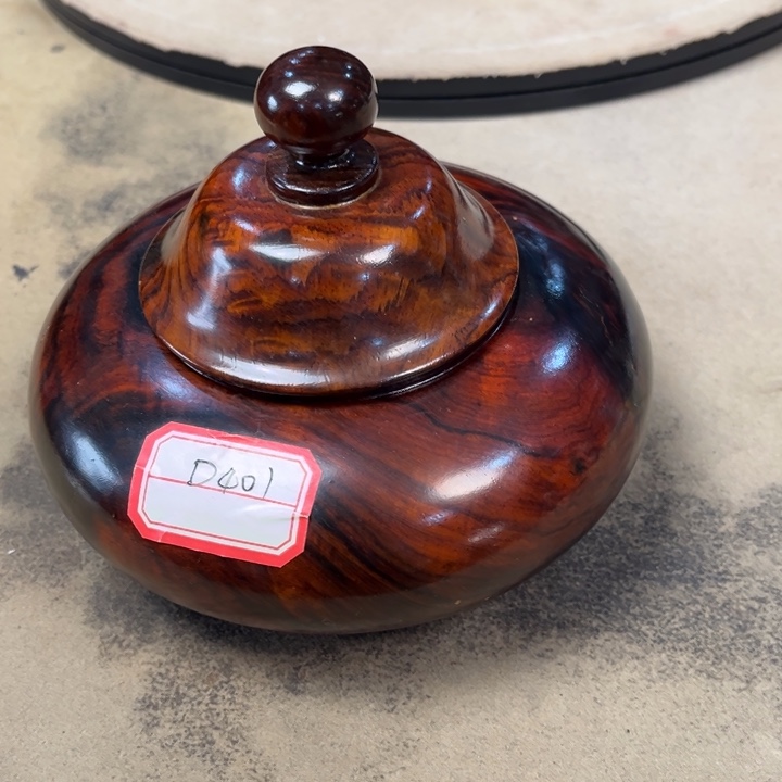 交趾黄檀（大红酸枝）茶叶罐