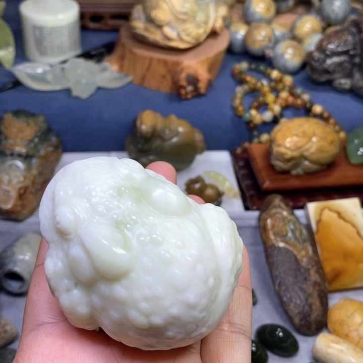 蛇纹石玉岫玉未镶嵌