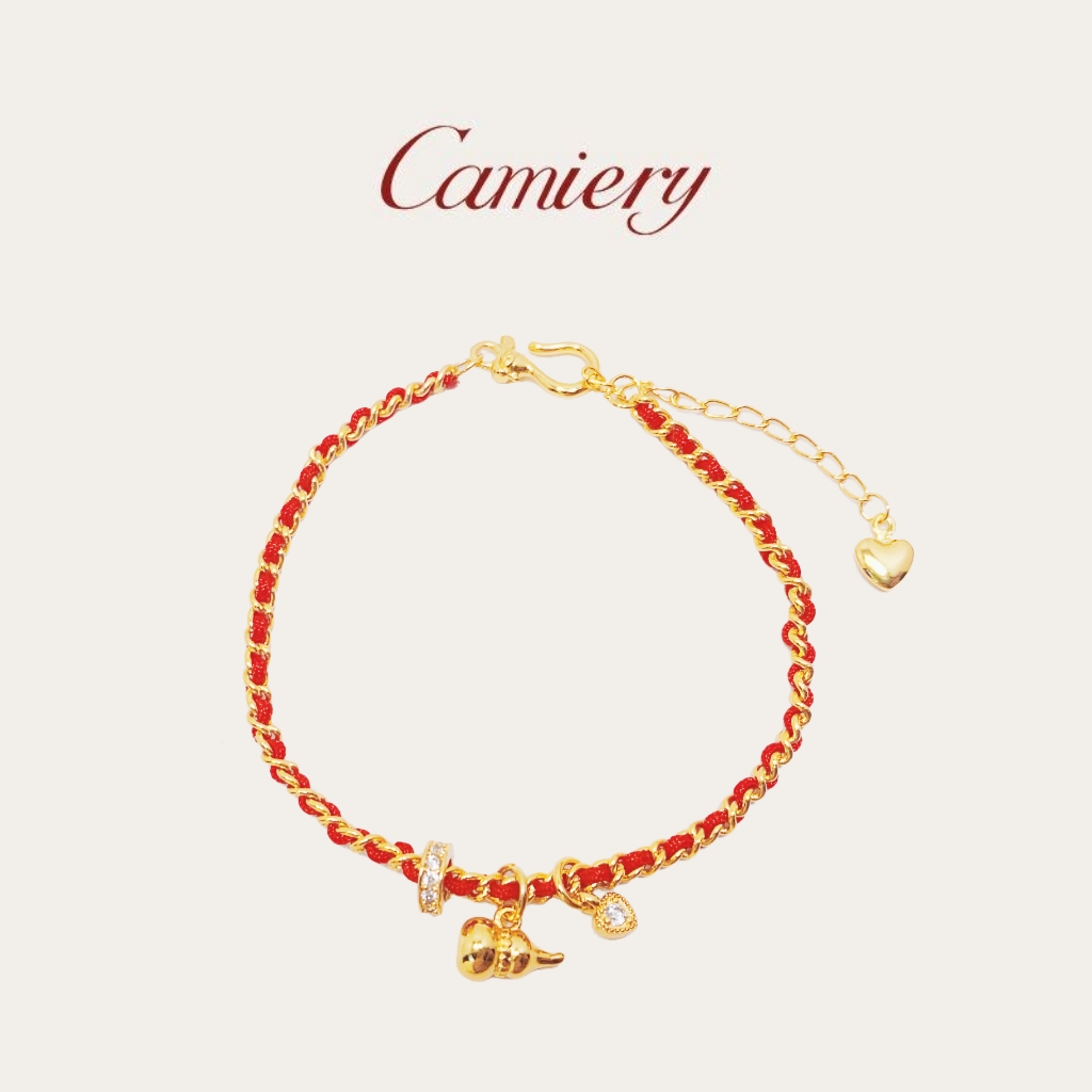 CAMIERY/卡美瑞 新中式轻奢编织绳葫芦手链