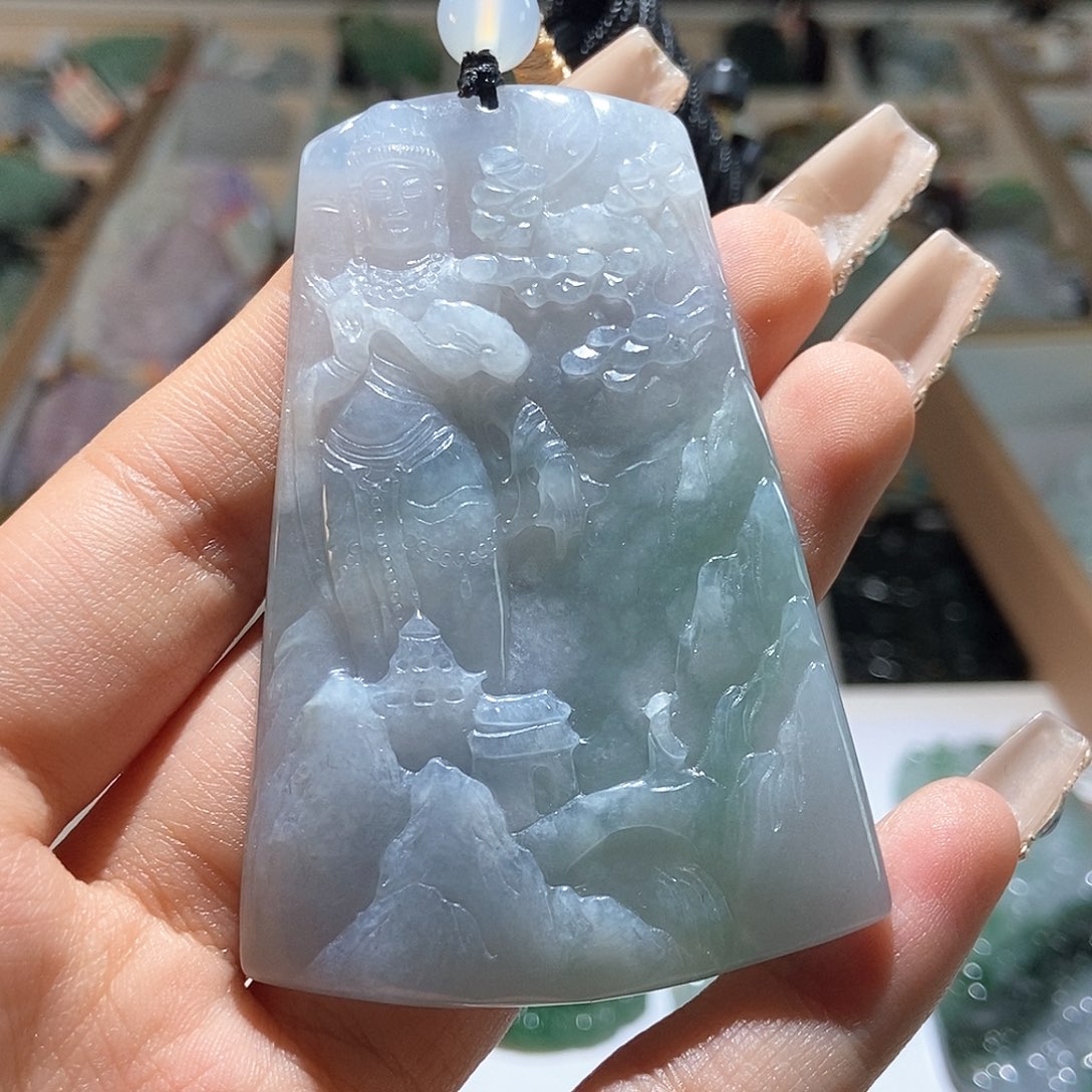 翡翠颈饰未镶嵌天然