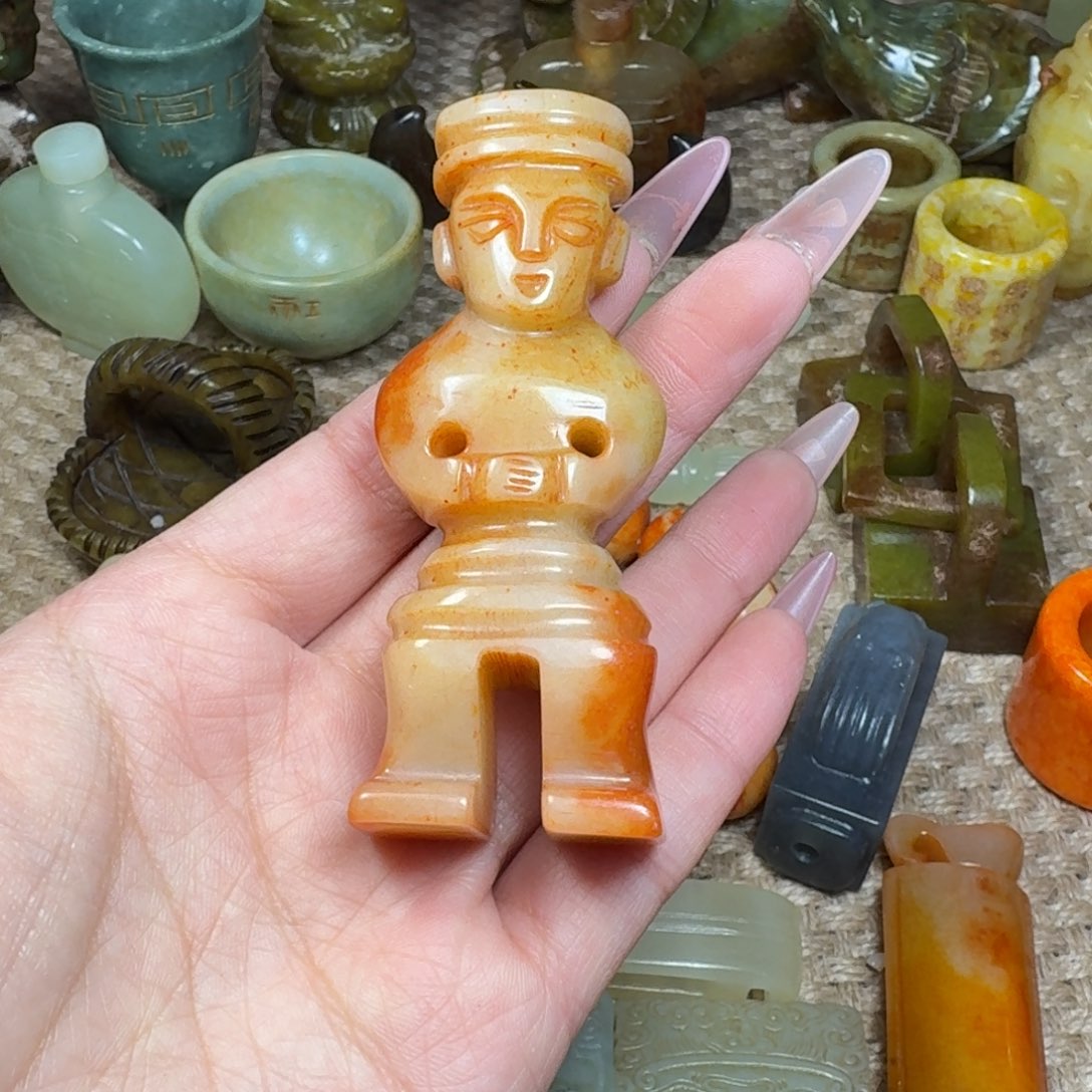 白玉菩提吊坠挂件