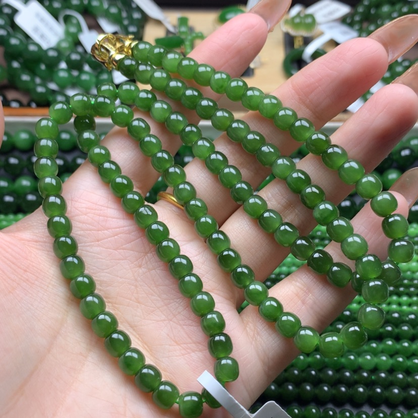 【闪购商品】颈饰未镶嵌和田玉（碧玉）用****56