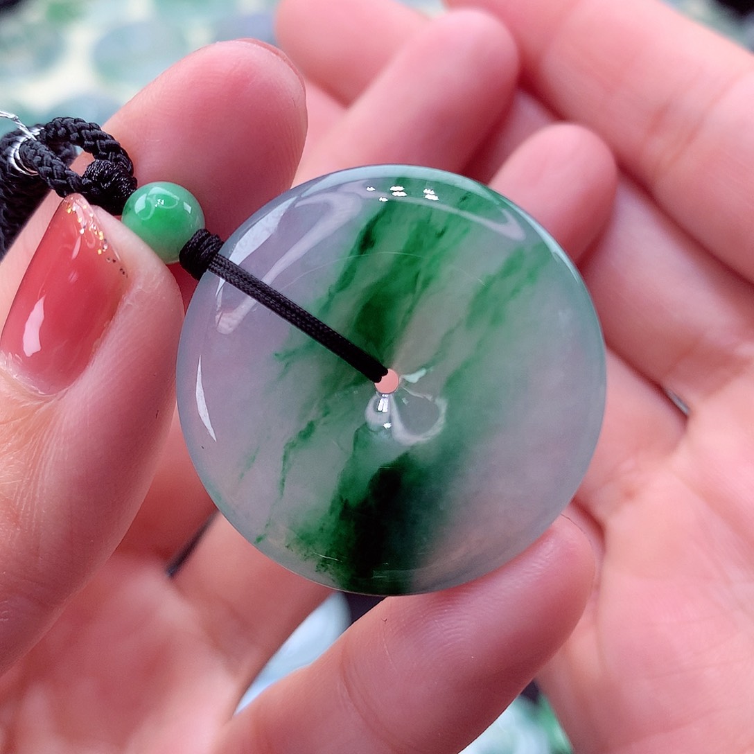 翡翠未镶嵌颈饰34翡翠30.2/5.9