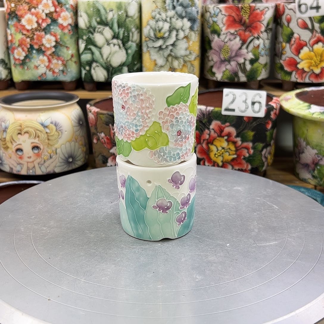 景德镇陶瓷花盆景德镇陶瓷hua p