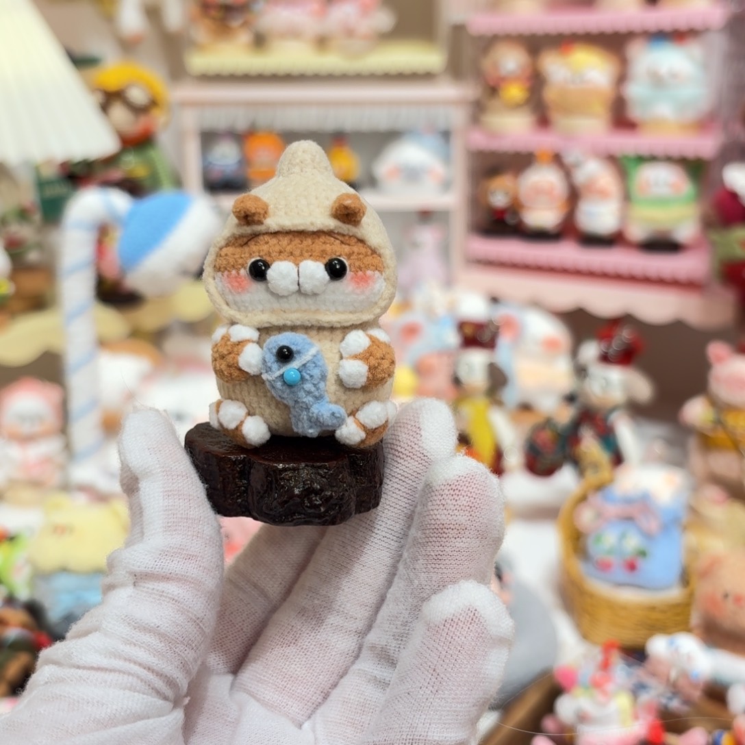 编织品做摆件的哦