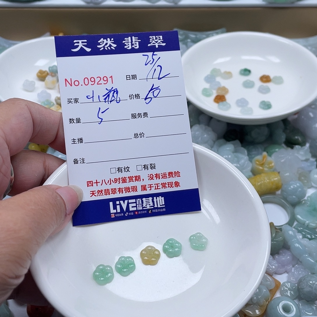 小***盖翡翠未镶嵌颈饰1466