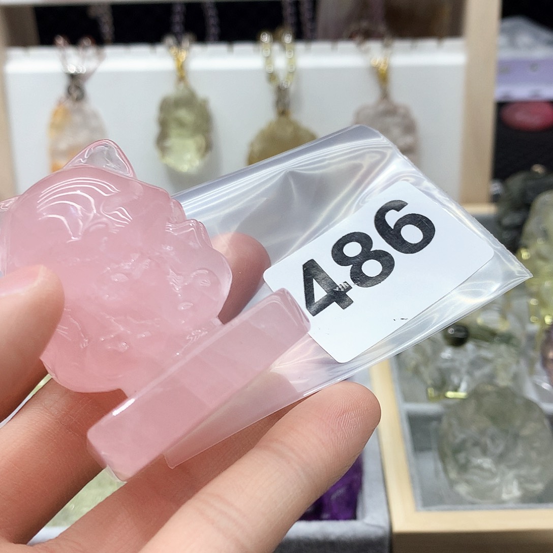 水晶颈饰未镶嵌吊坠