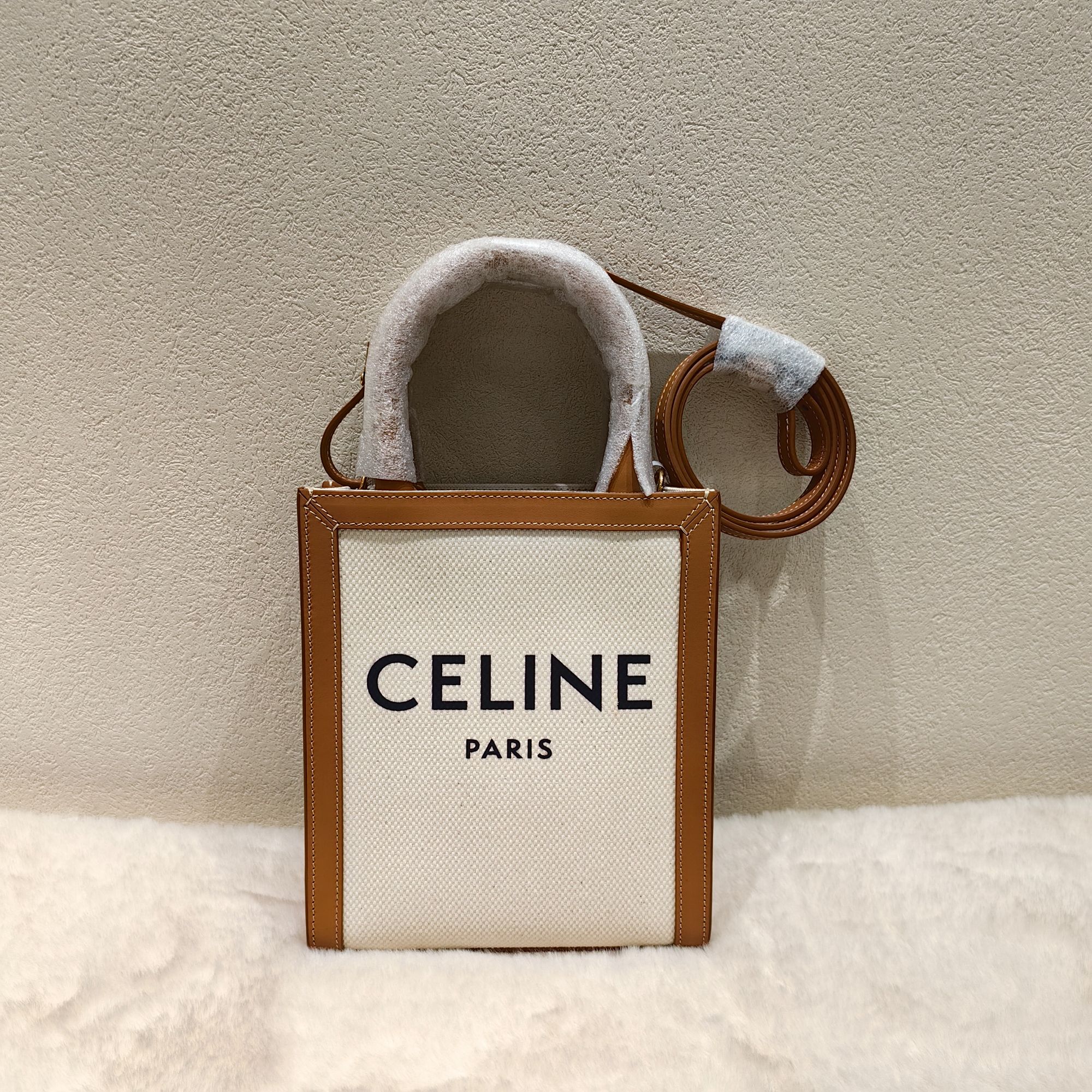 未使用 Celine/思琳 帆布托特手提单肩斜跨包