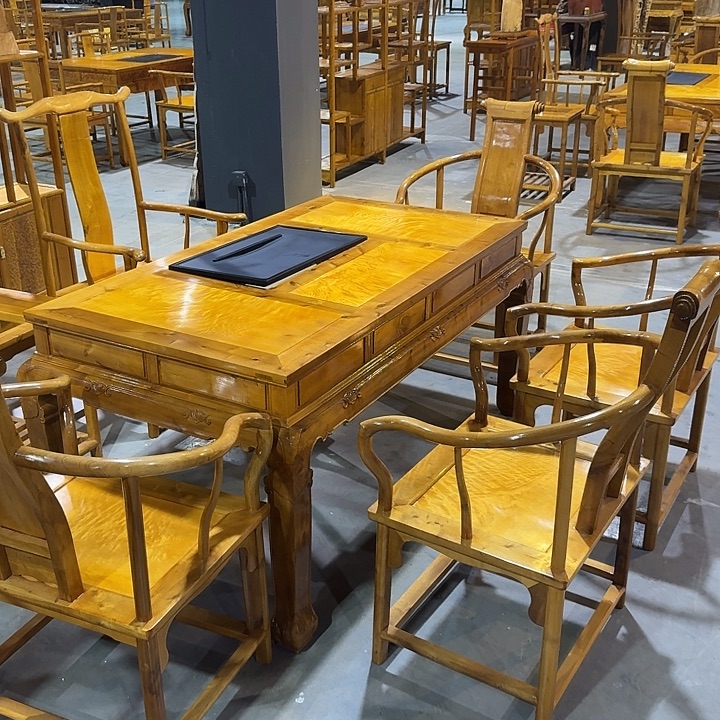 香榧木二军红木家具七件套