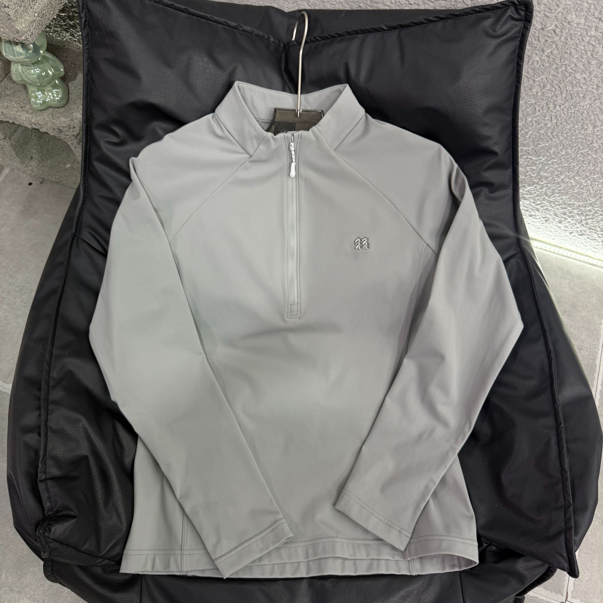 小树秋冬薄绒男士休闲通勤登山徒步立领长袖上衣宽松保暖上衣长袖