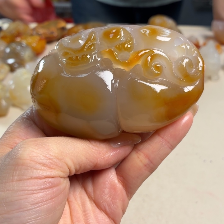 玛瑙/玉髓未镶嵌吊坠(不含链)