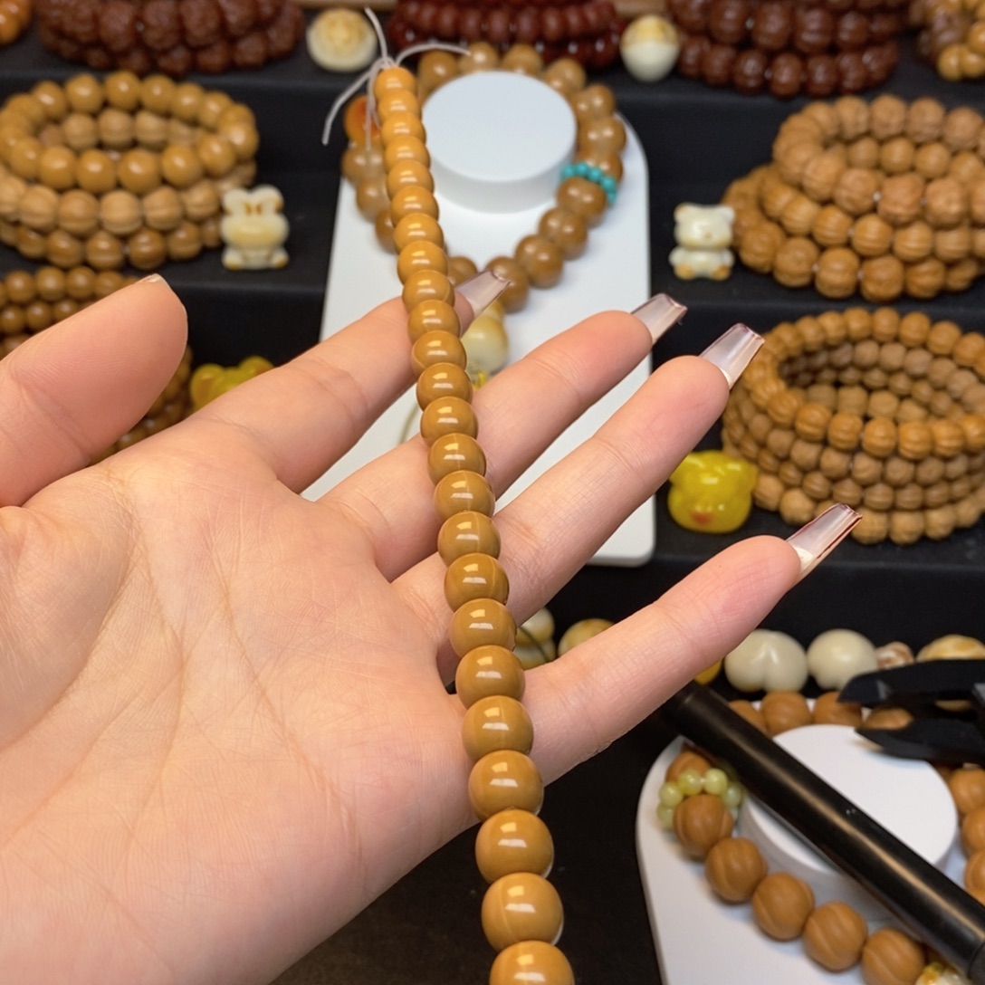 纯***生猴头核桃吊坠全品10小老型手串