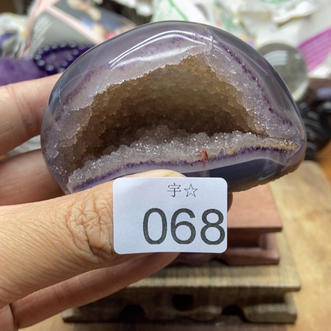 紫晶天然水晶摆件未镶嵌