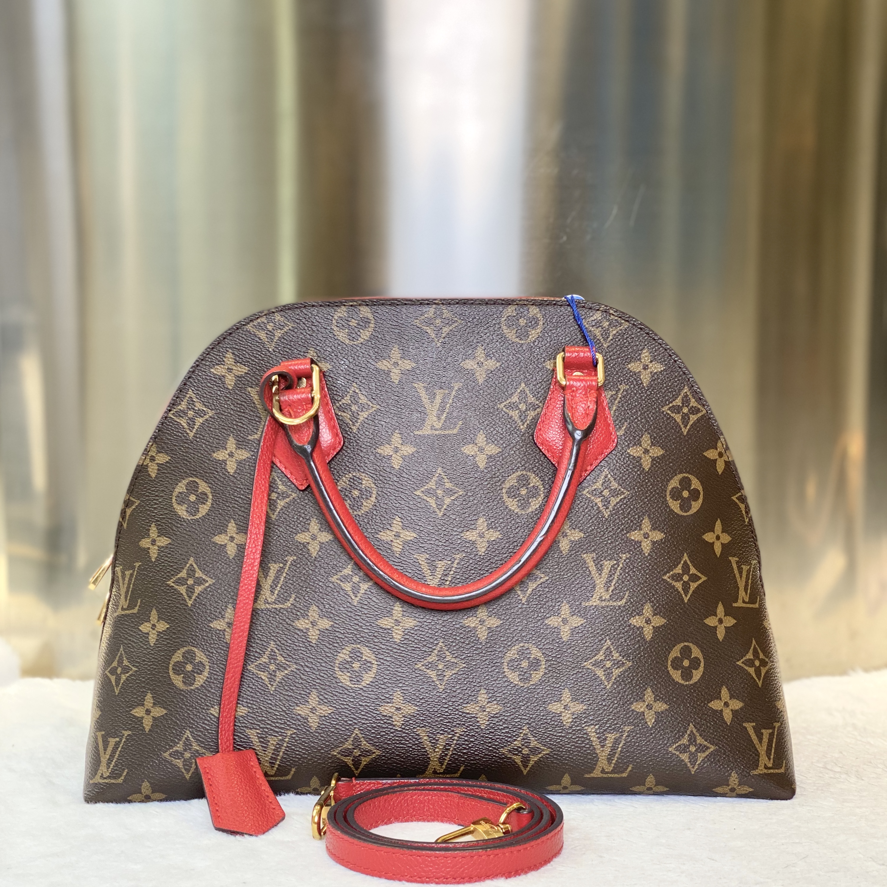 99新 LouisVuitton/路易威登 古有98新LV Alma BNB斜挎包0623